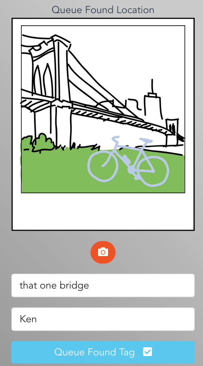 how to queue a biketag